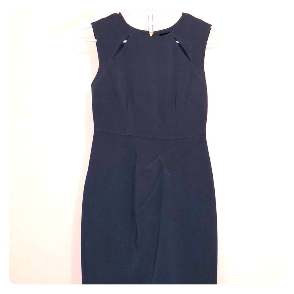 SOLD Gray blue sleeveless dress